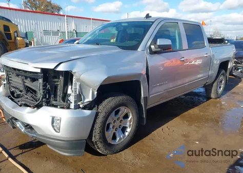 2018 Chevrolet Silverado 1500 2Lt из США, поврежденный, VIN 3GCUKREC6JG599258
